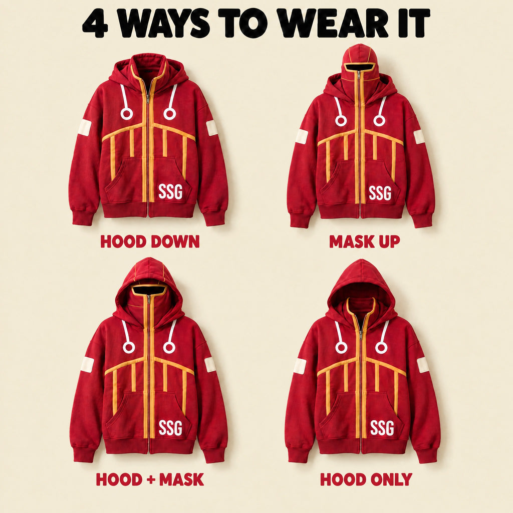 The Raven District Mask Hoodie