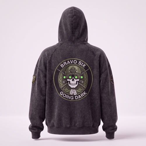 The Raven District Shadow Mask Hoodie