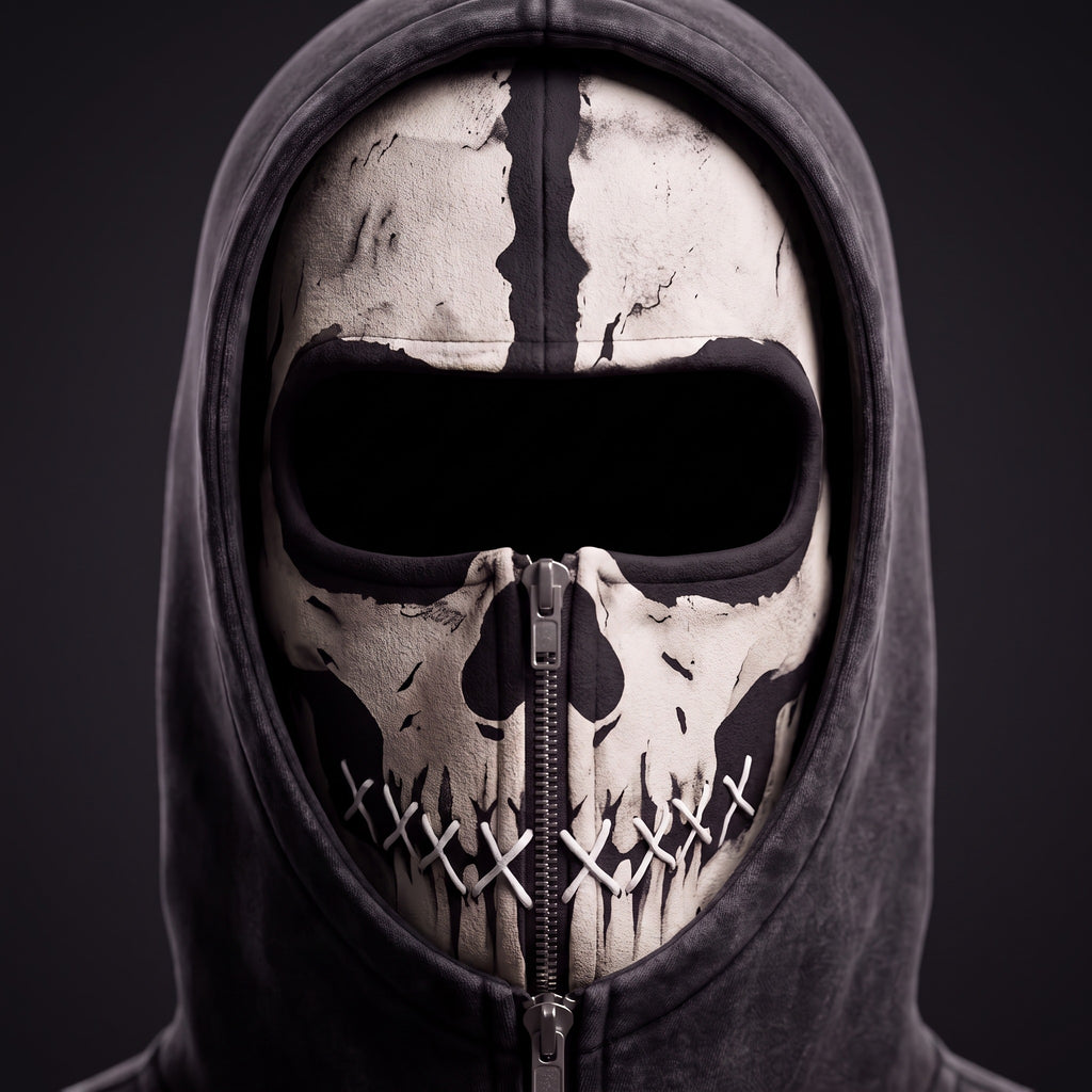 The Raven District Shadow Mask Hoodie